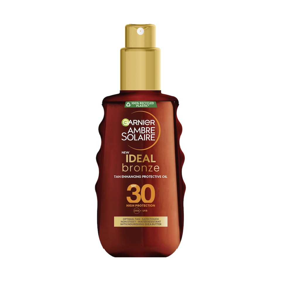 Ambre Solaire Ideal Bronze, ochranný olej proti UV žiareniu SPF 30 , 150 ml