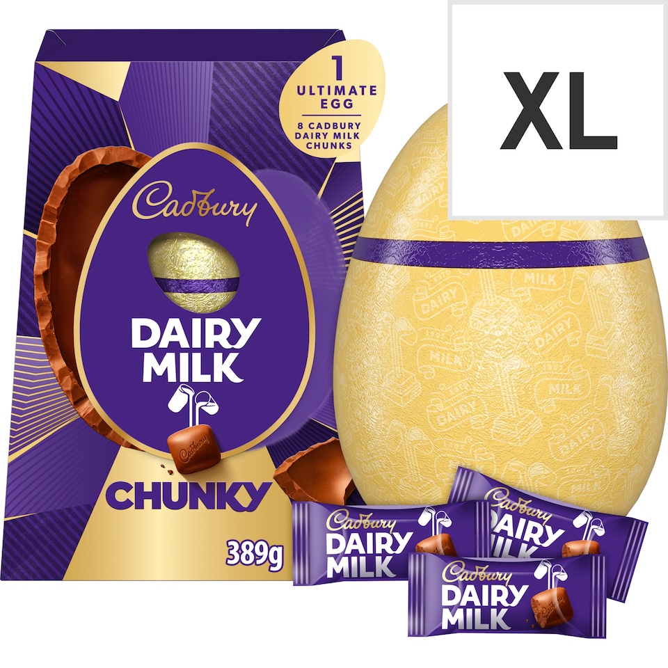 Cadbury Dairy Milk Chunky Easter Egg 389g