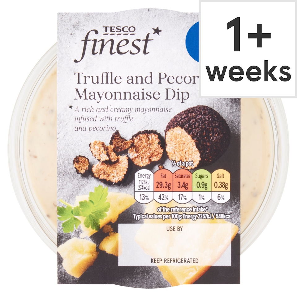 Tesco Finest Truffle & Pecorino Mayonnaise Dip 100G Tesco Groceries