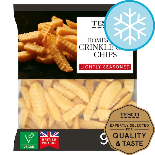 Tesco Homestyle Crinkle Cut Oven Chips 950G Tesco Groceries