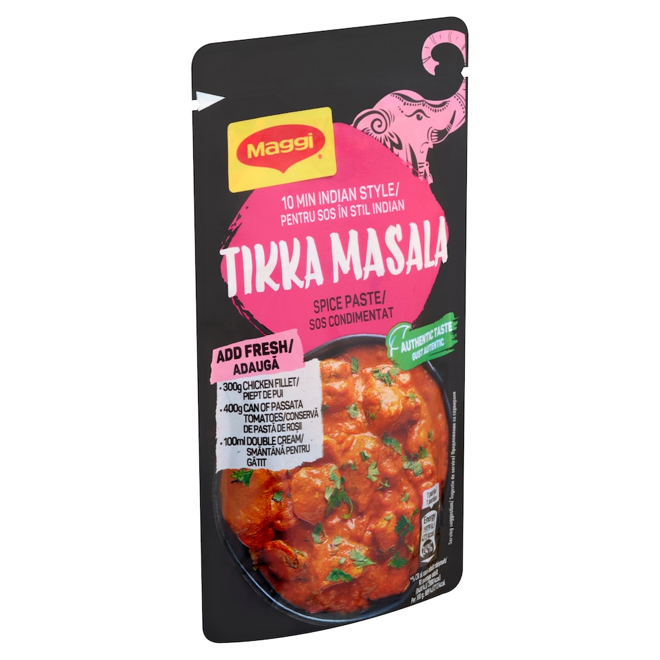 Maggi Magic Asia Tikka Masala stílusú, currys paradicsomsűrítmény alapú wokpaszta 65 g  1. kép