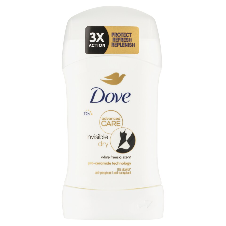 image 1 of Dove Advanced Care Invisible Dry White Freesia Scent Antiperspirant Stick 50 ml
