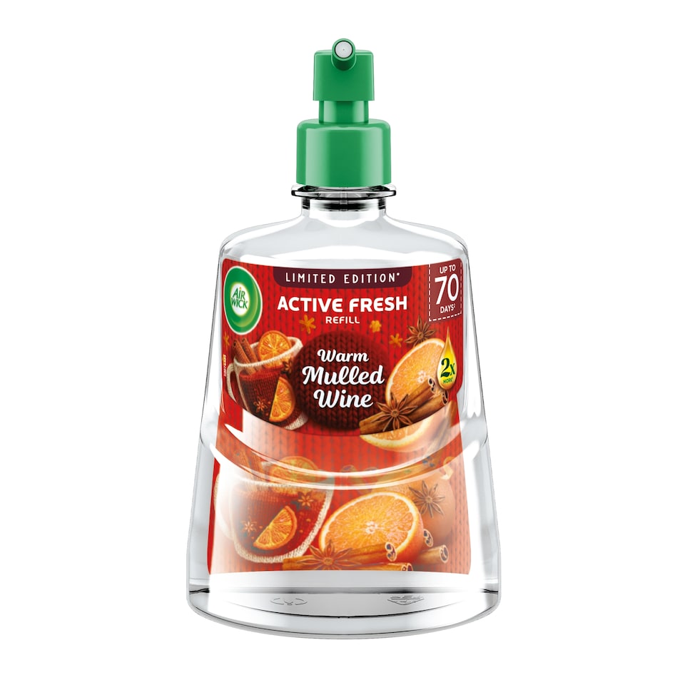 Air Wick Active Fresh Refill Warm Mulled Wine 228ml