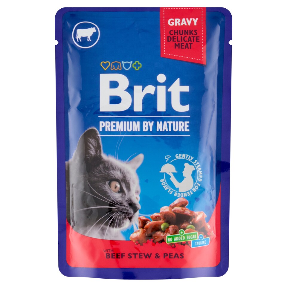 image 1 of Brit Premium by Nature with Beef Stew & Peas 100g