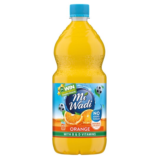MiWadi Orange Double Concentrate No Added Sugar Squash 1L