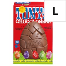 Tonys Chocolonely Milk Chocolate Easter Egg 242G