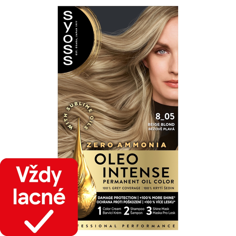 Syoss Oleo Intense 8-05 Béžovoplavý 50 ml