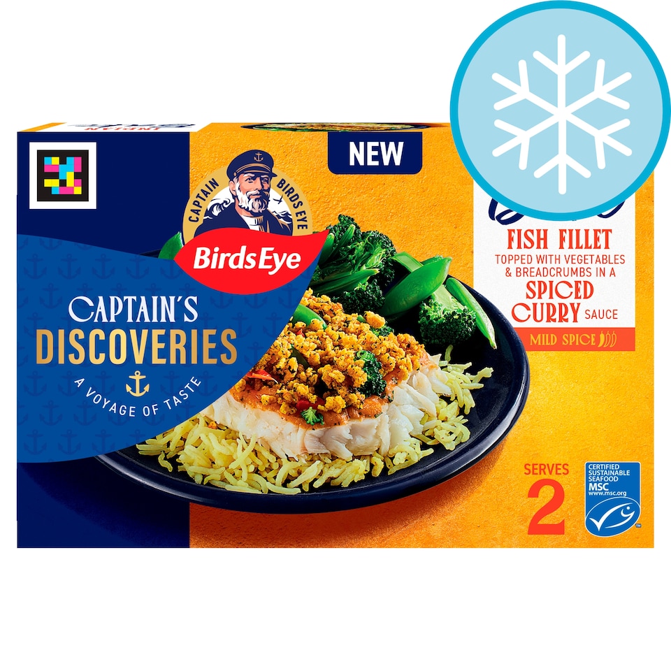 image 1 of Birds Eye Captain's Discoveries Indian Inspired Bake Fish Fillets 380g