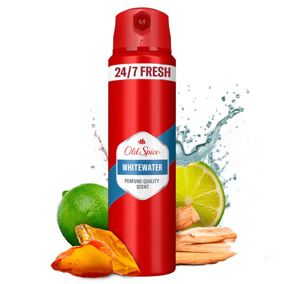 image 1 of Old Spice Whitewater Men’s Deodorant Body Spray 150ml