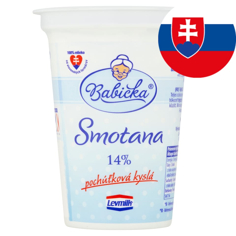 obrázok 1 z BABIČKA SMOTANA KYSLÁ 14% 200 g