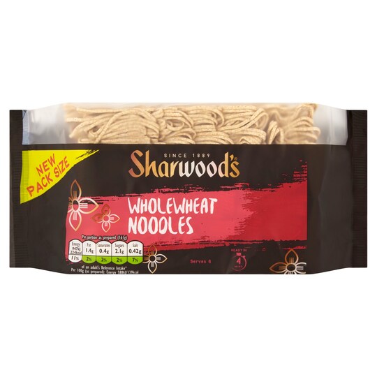 Sharwoods Whole Wheat Noodles 375G Tesco Groceries