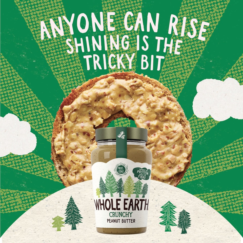 image 1 of Whole Earth Crunchy Peanut Butter 454G