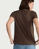 image 3 of F&F Pure Cotton Short Sleeved T-Shirt in Brown