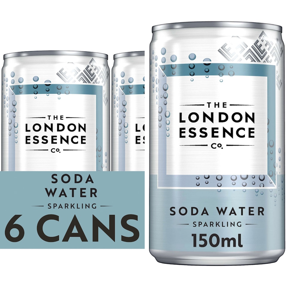 The London Essence Co. Sparkling Soda Water 6 x 150ml