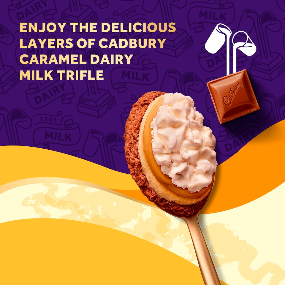 image 1 of Cadbury Dairy Milk Caramel Layers of Joy 2x90g
