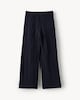 image 4 of F&F Girls Textured Wide Leg Trousers in Navy