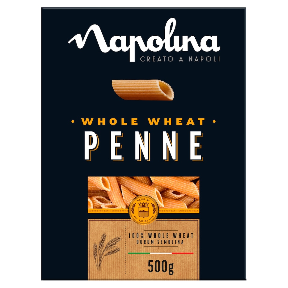 Napolina Whole Wheat Penne 500G