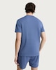 image 3 of F&F Active TECHSPORT Popcorn Textured T-Shirt in Blue