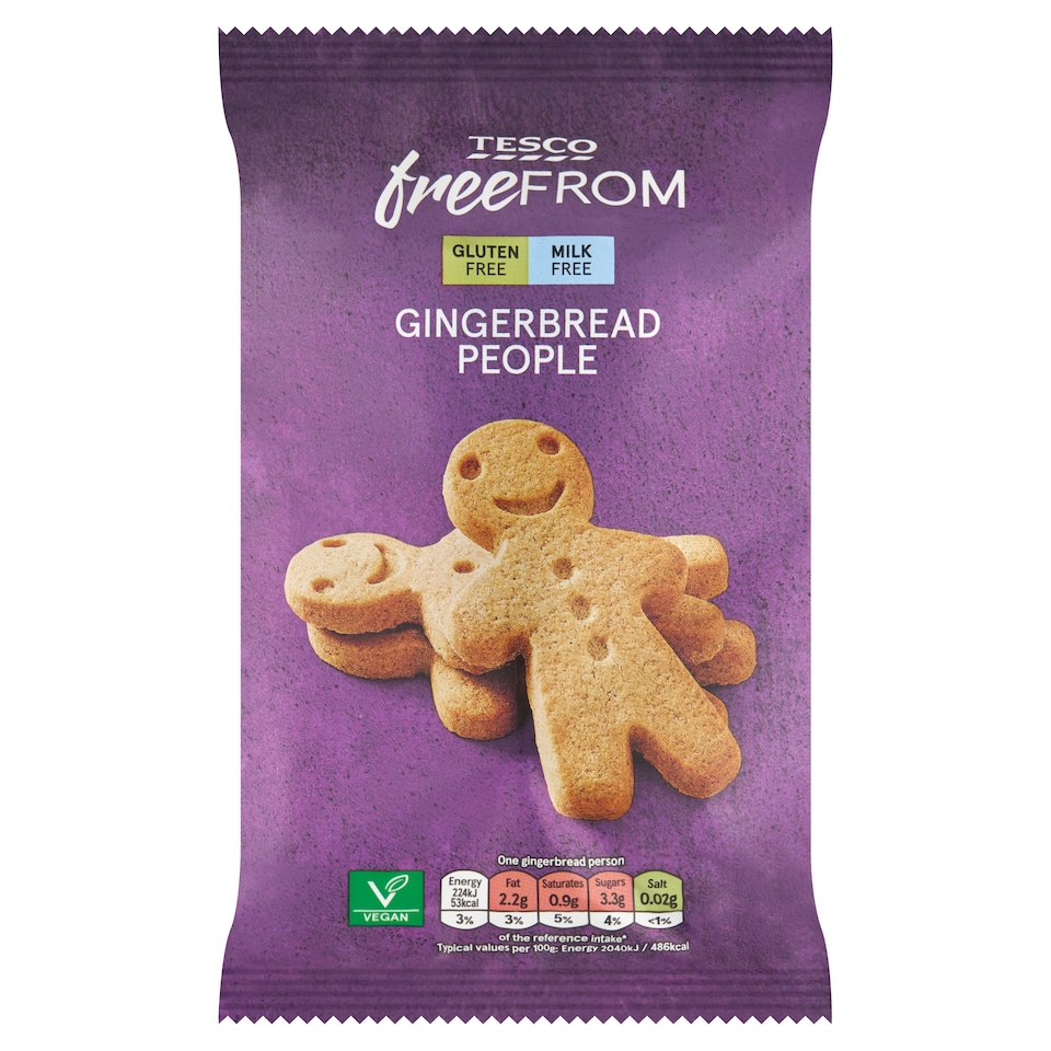Tesco Finest Free From Tvarované zázvorové sušienky 154 g