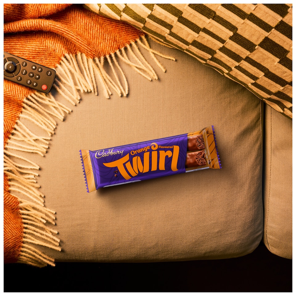 image 1 of Cadbury Twirl Orange Chocolate Bar 43g