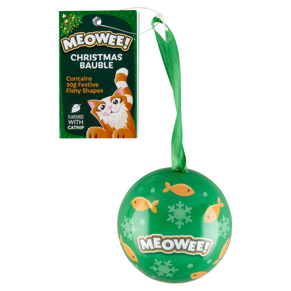 Meowee! Christmas Bauble Complementary Pet Food for Cats 30 g