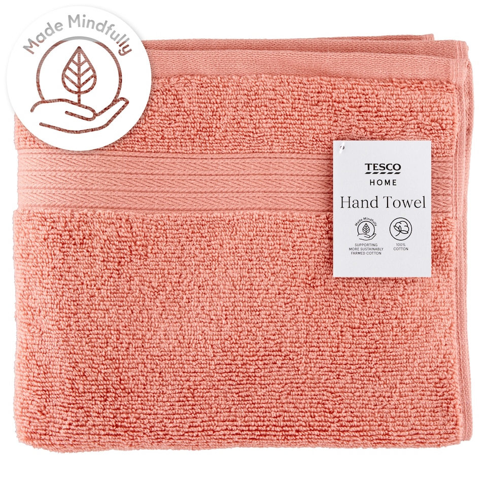Tesco Home barack színű kéztörlő 50 cm x 90 cm