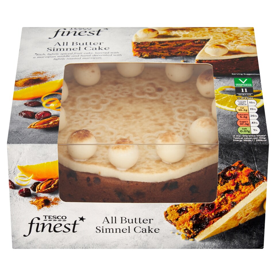 Tesco Finest All Butter Simnel Cake - Easter 850g