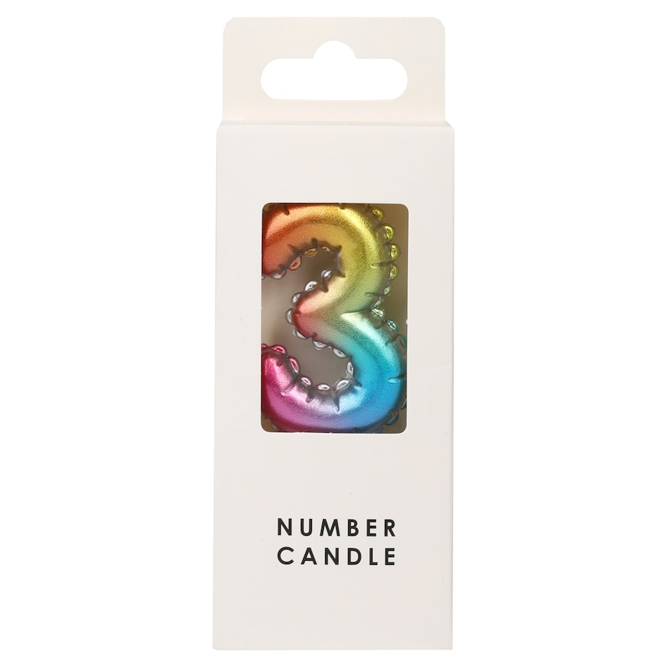 TABLE FUN NUMERICAL CANDLE NO.3
