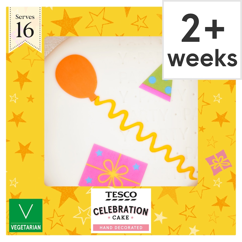 Tesco Celebration Cake - Buttercream and Raspberry Jam