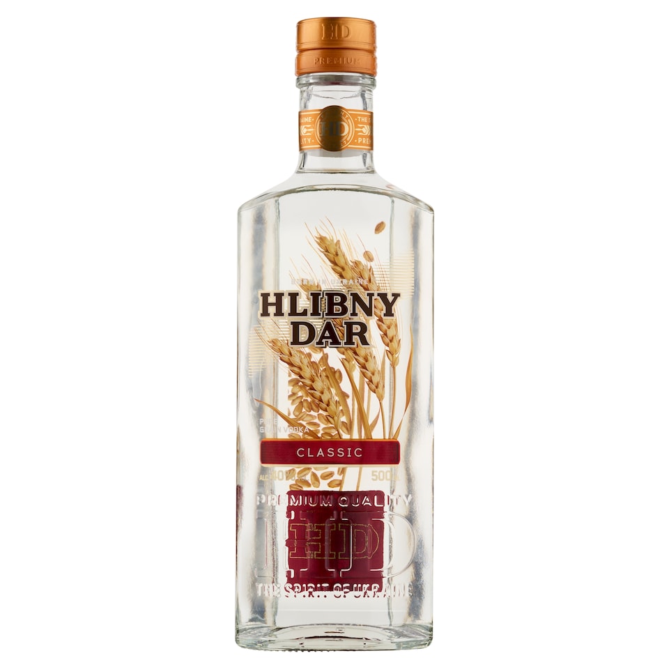 Hlibny Dar Classic vodka 0,5l