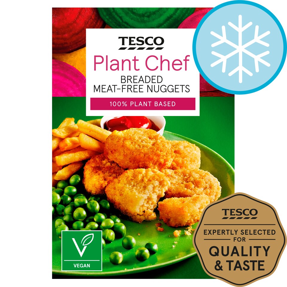 Tesco Plant Chef Breaded Nuggets 320G