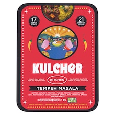 Kulcher Kitchen Tempeh Masala with Coconut Sambal and Spiced Bulgur 360g