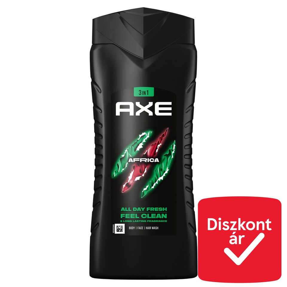 AXE Africa 3 in 1 tusfürdő testre, arcra, hajra 400 ml