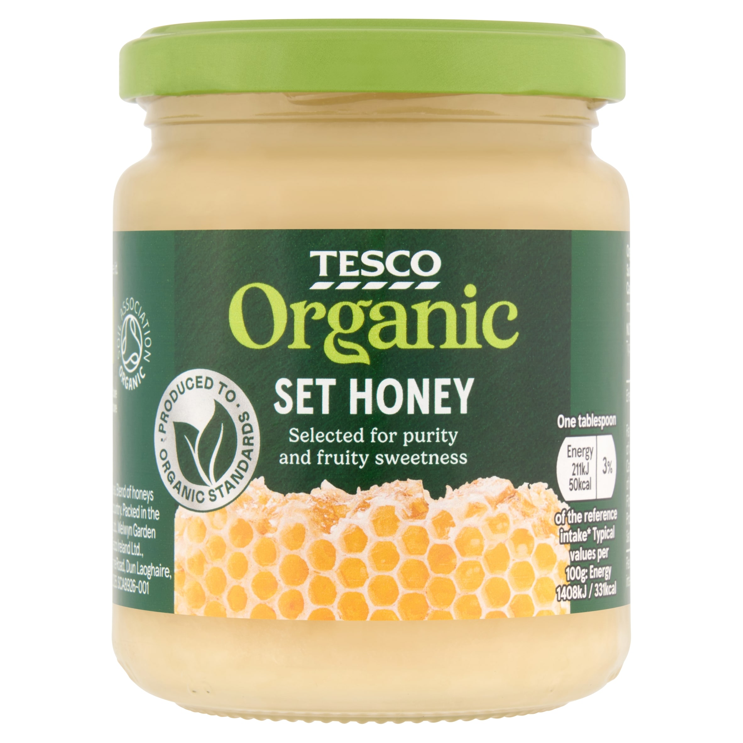 Tesco Organic Set Honey 340G