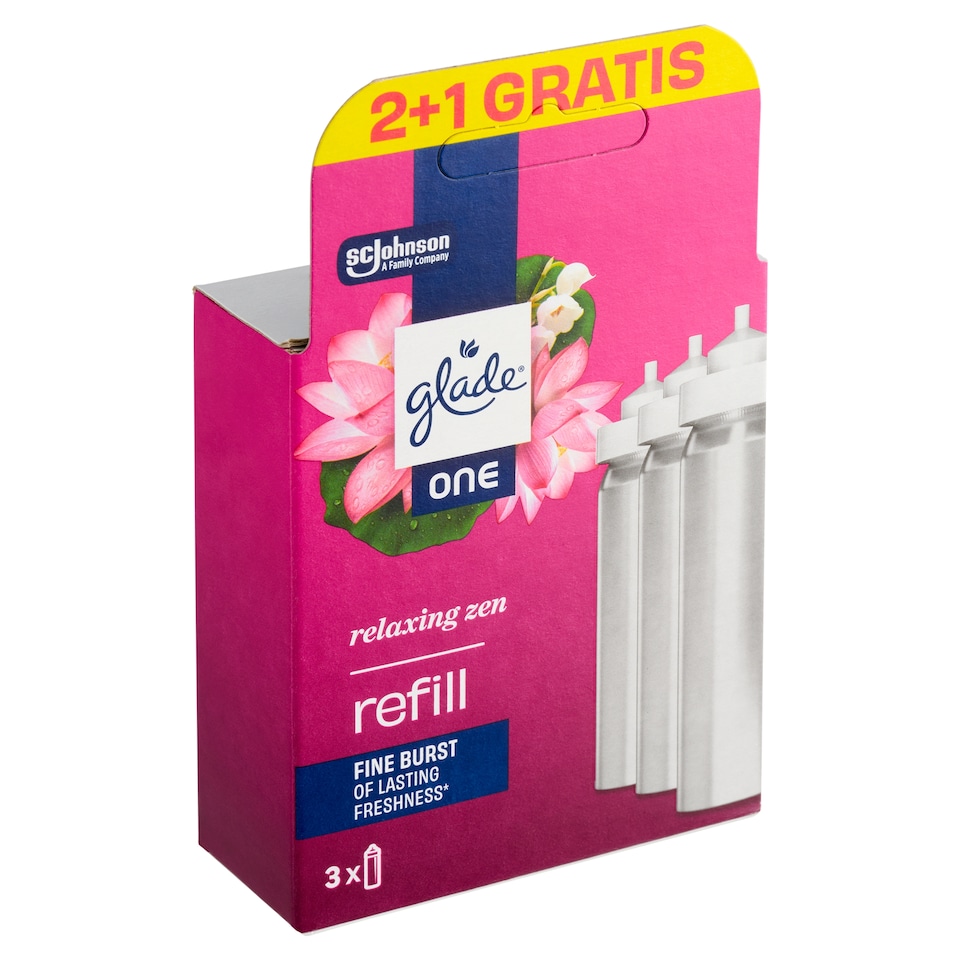 image 1 of Glade One Relaxing Zen Refill 3 x 10ml (30ml)
