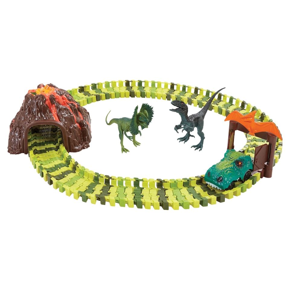 Addo Totally Tracks Dino vulkán és dinó versenypálya 96 db  1. kép