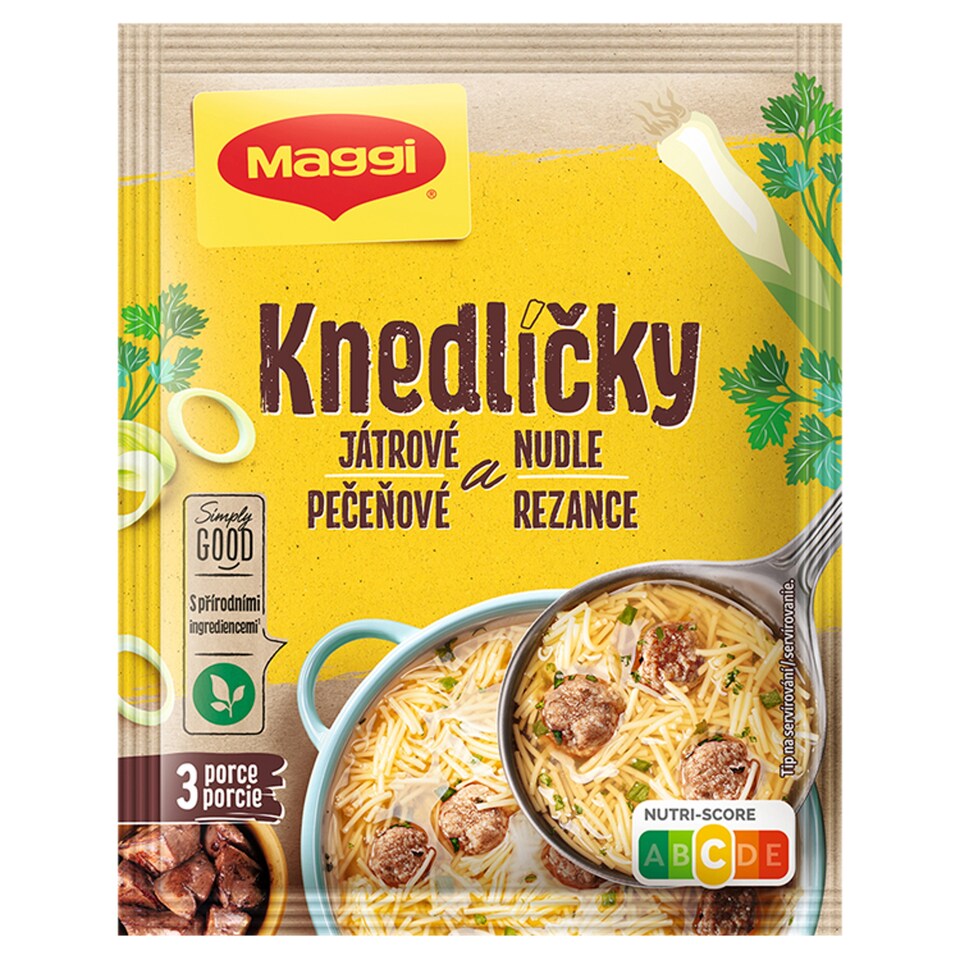 MAGGI Polévka s játrovými knedlíčky a nudlemi 55g