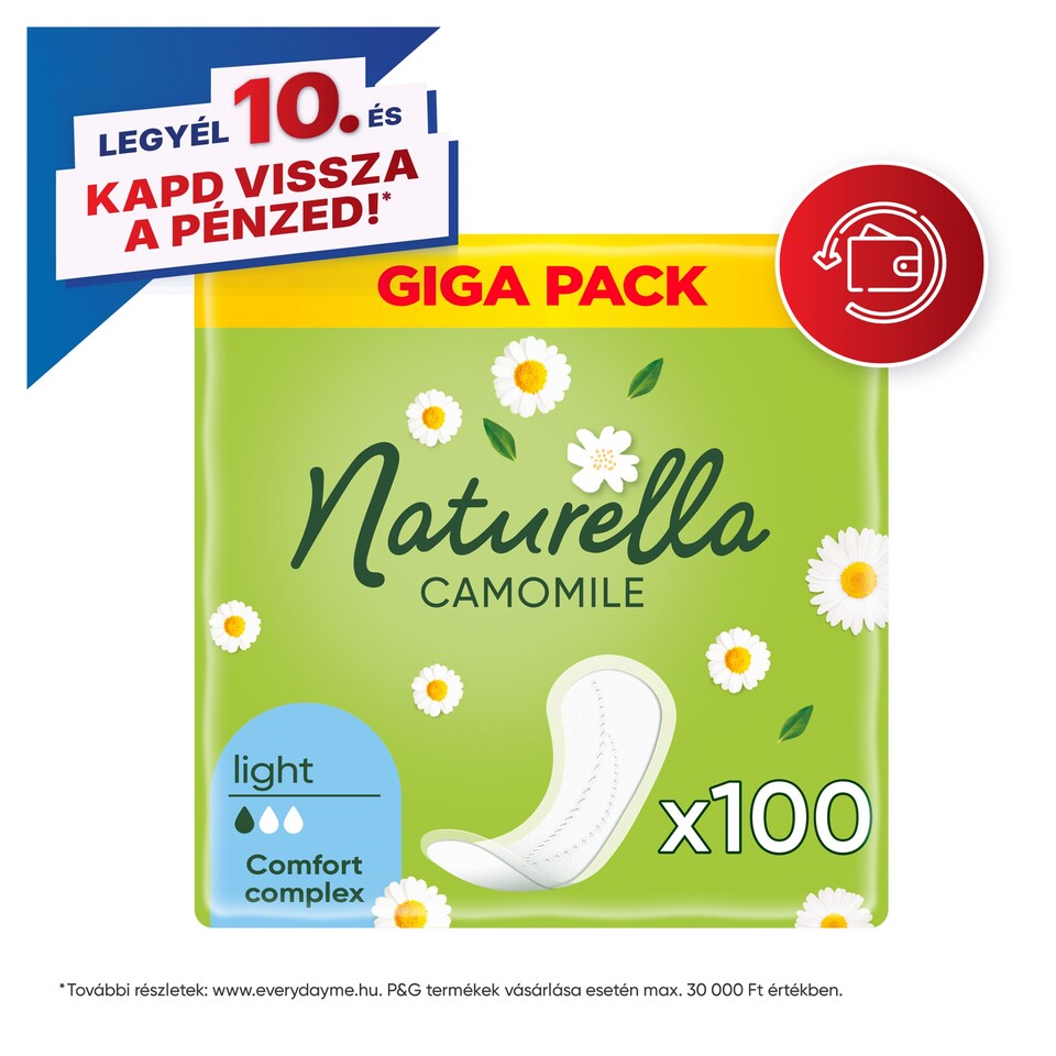 Naturella Light Kamilla Tisztasági Betét X100 1. kép