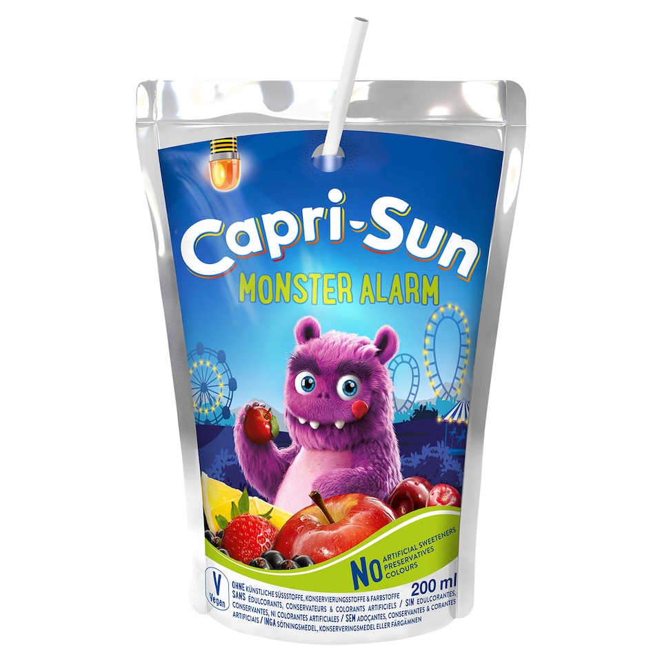 Capri-Sun Monster Alarm ovocný nápoj 200 ml