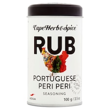 Cape Herb & Spice Portuguese Peri Peri Seasoning Rub 100g