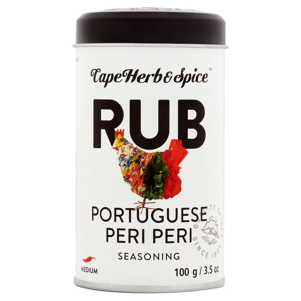 Cape Herb & Spice Portuguese Peri Peri Seasoning Rub 100g