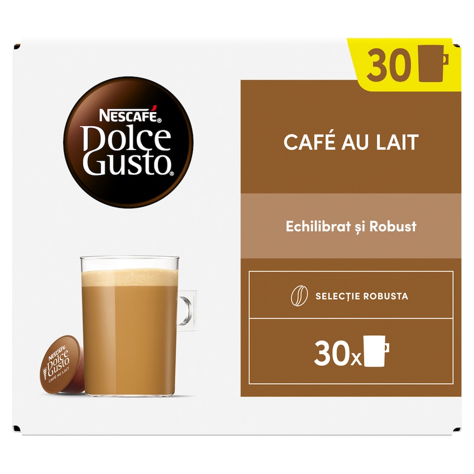 image 1 of NESCAFÉ Dolce Gusto Café au Lait - Coffee Capsules - 30 Capsules per Pack