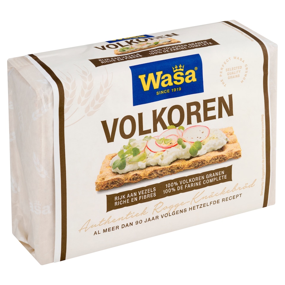 Obrázek 1 pro produkt Wasa Knäckebroty z celozrnné žitné mouky 260g