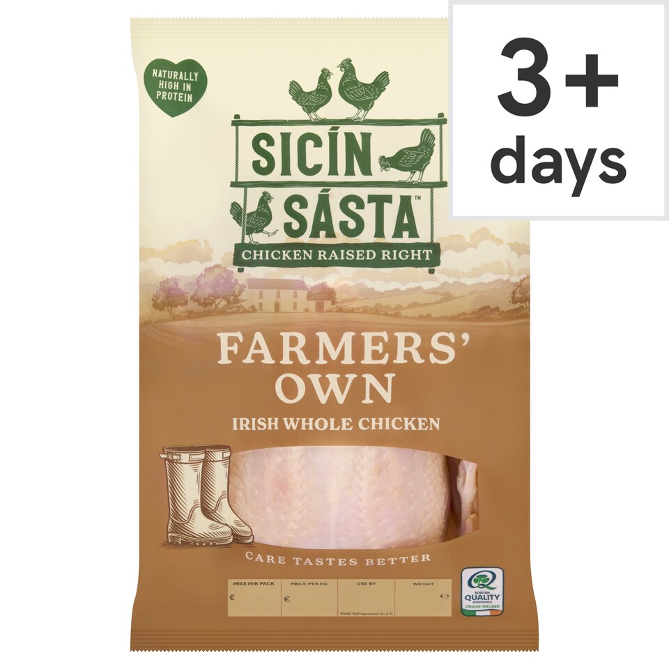 Sicin Sasta Farmers Own Irish Whole Chicken 1.5kg