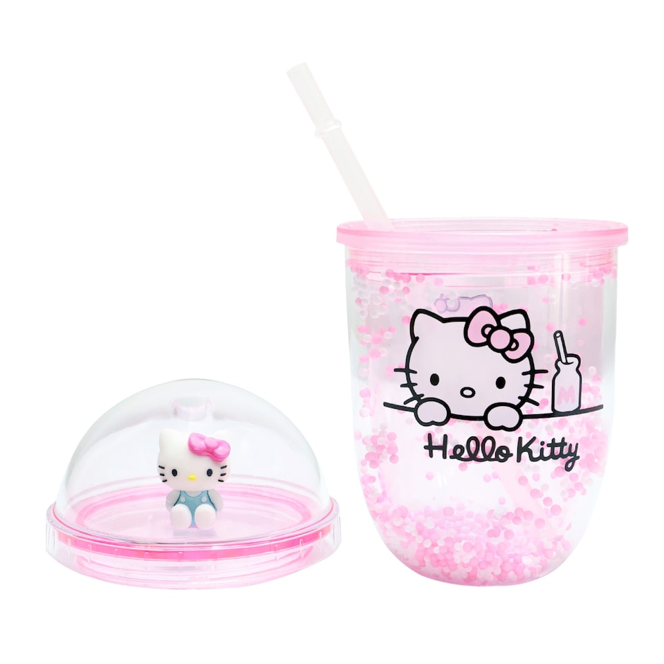 image 1 of Hello Kitty & Kuromi Mini Boba Straw Cup Assortment