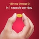 image 4 of Seven Seas Cod Liver Oil Omega-3 One A Day Capsules - 120s