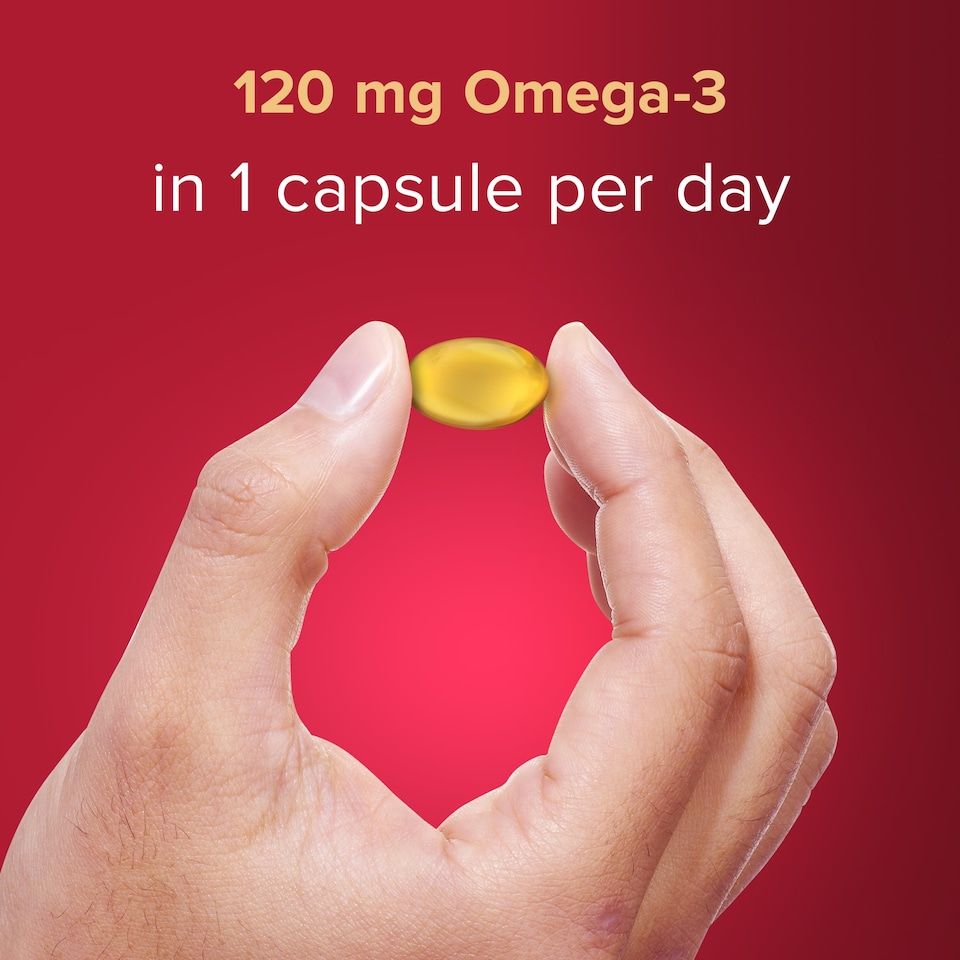 image 1 of Seven Seas Cod Liver Oil Omega-3 One A Day Capsules - 120s