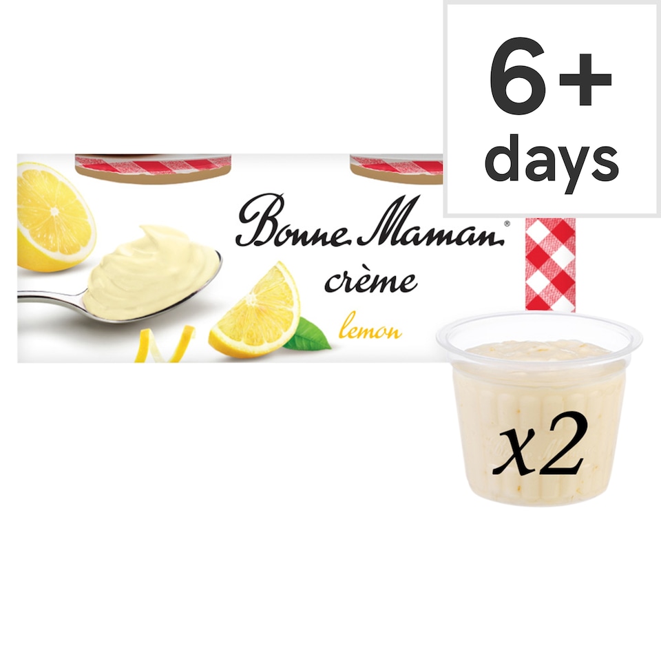 image 1 of Bonne Maman Creme Lemon 2 x 90g