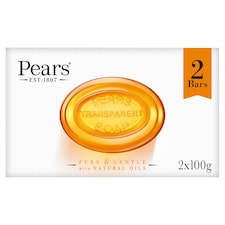 Pears Amber Bar Soap 2X100g