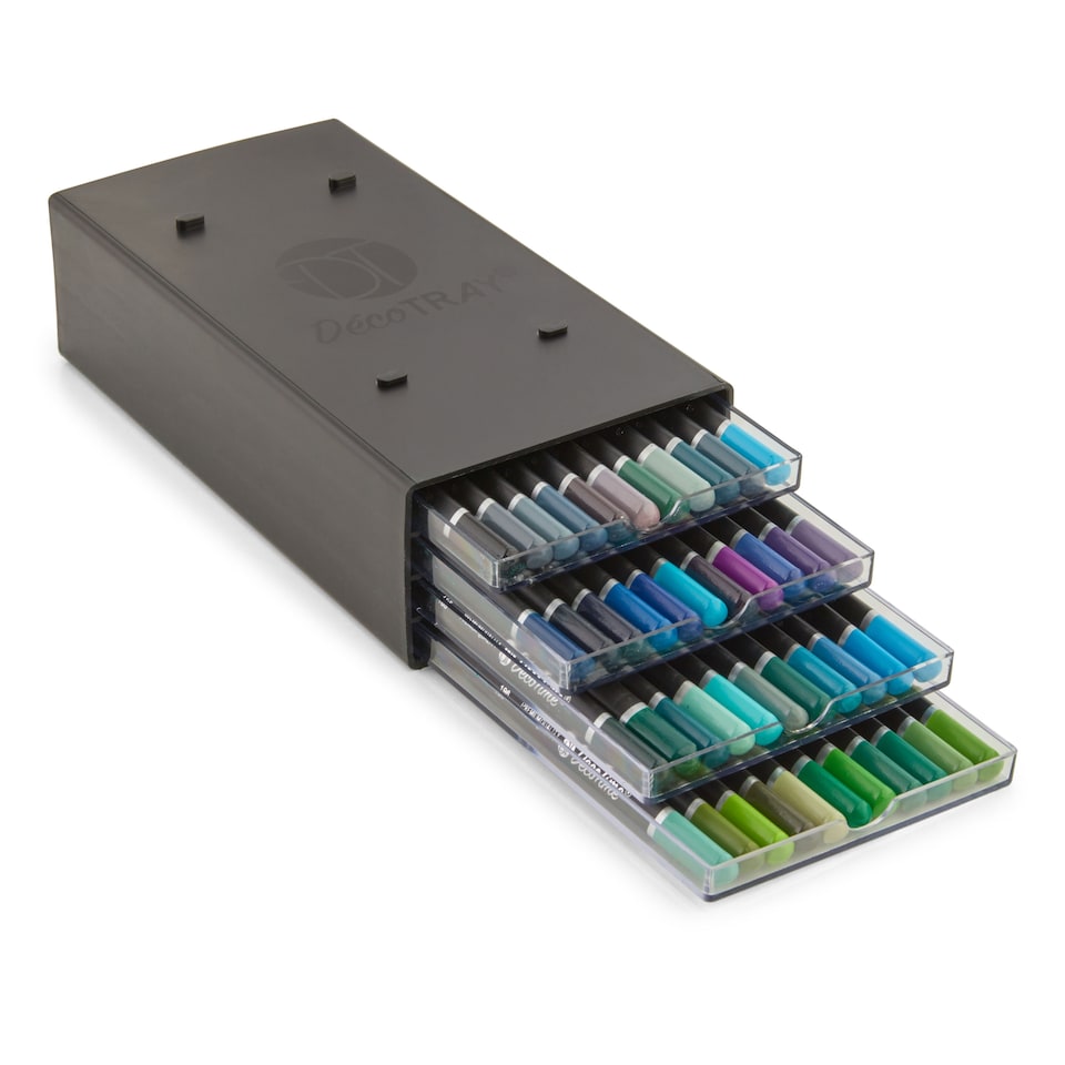 image 1 of Deco Time 44 Coloured Pencils In Deco Tray